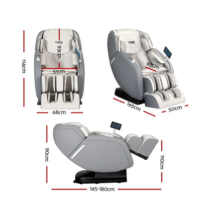Livemor 4D Massage Chair Electric Recliner Home Massager Gary - Mekamart Australia