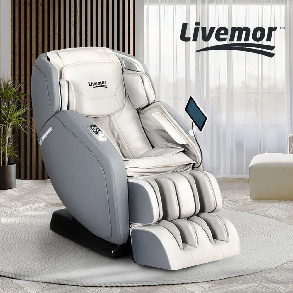 Livemor 4D Massage Chair Electric Recliner Home Massager Gary - Mekamart Australia