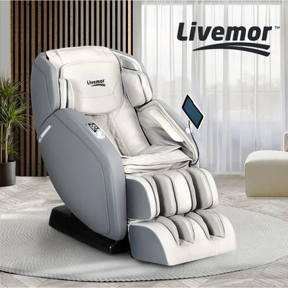 Livemor 4D Massage Chair Electric Recliner Home Massager Gary - Mekamart Australia