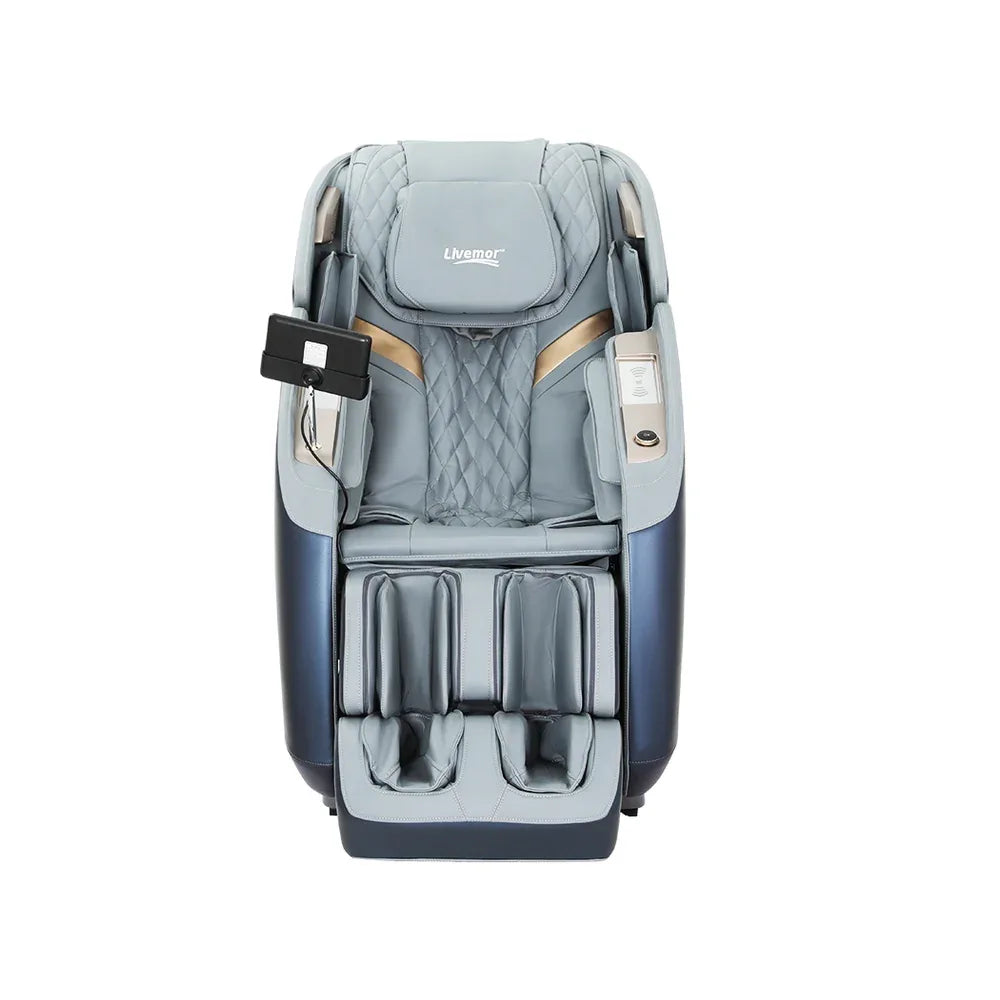 Livemor 4D Massage Chair Electric Recliner Double Core Mechanism Massager Melisa - Mekamart Australia