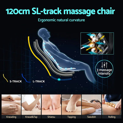 Livemor Massage Chair Electric Recliner Home Massager 3D OLIN - Mekamart Australia