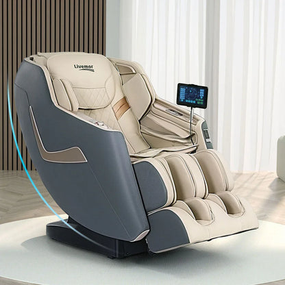 Livemor Massage Chair Electric Recliner Home Massager 3D Opal - Mekamart Australia