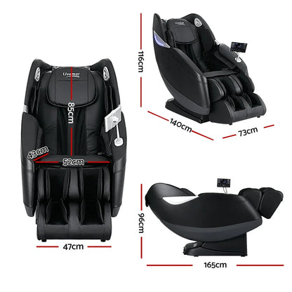 Livemor Massage Chair Electric Recliner Home 3D Massager Flynn - Mekamart Australia