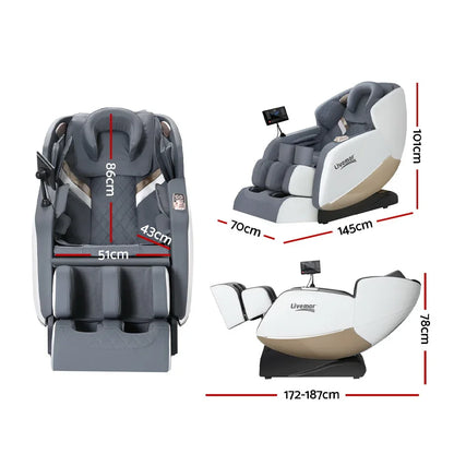 Livemor Massage Chair Electric Recliner Home Massager Beryl - Mekamart Australia