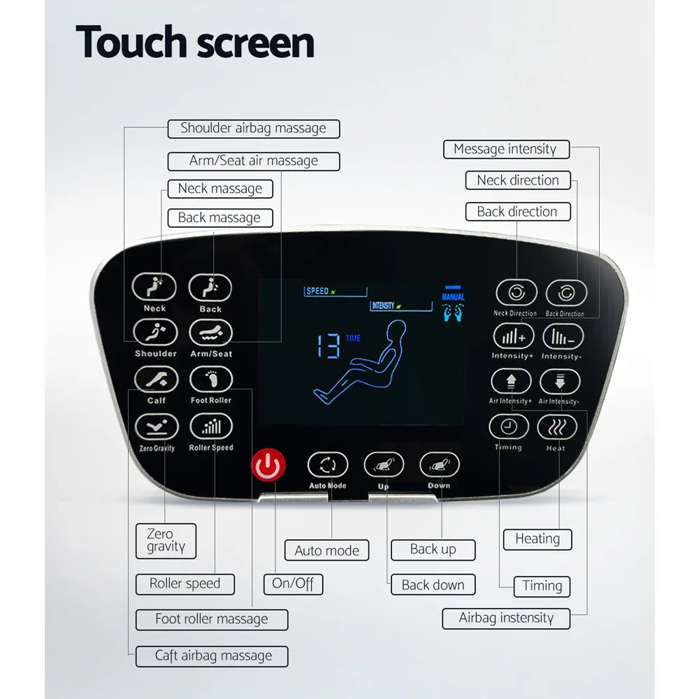 Livemor Massage Chair Electric Recliner Massager Vedriti - Mekamart Australia