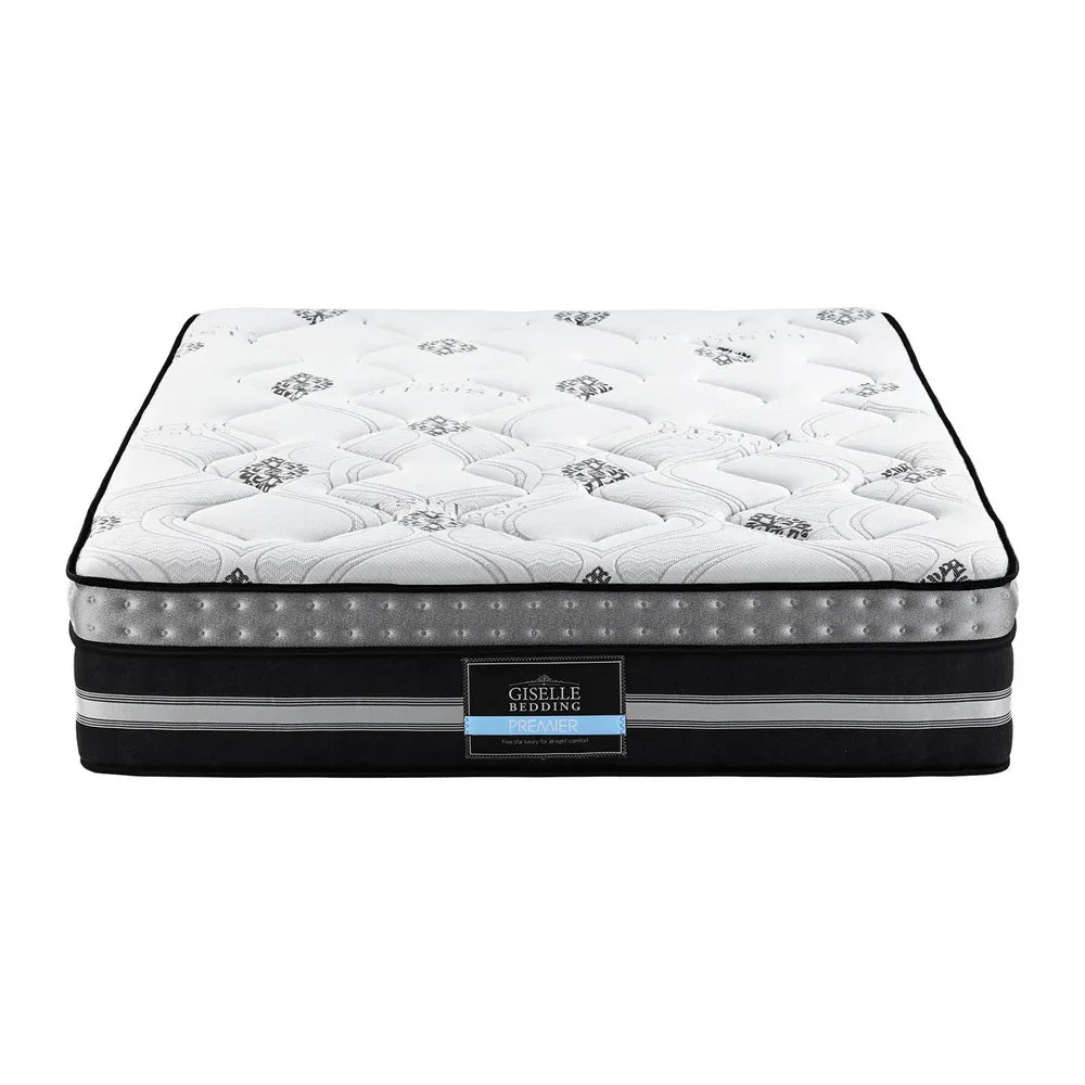 Giselle Bedding Double Mattress 35cm Bed in a Box Pocket Spring Gel Memory Foam - Mekamart Australia