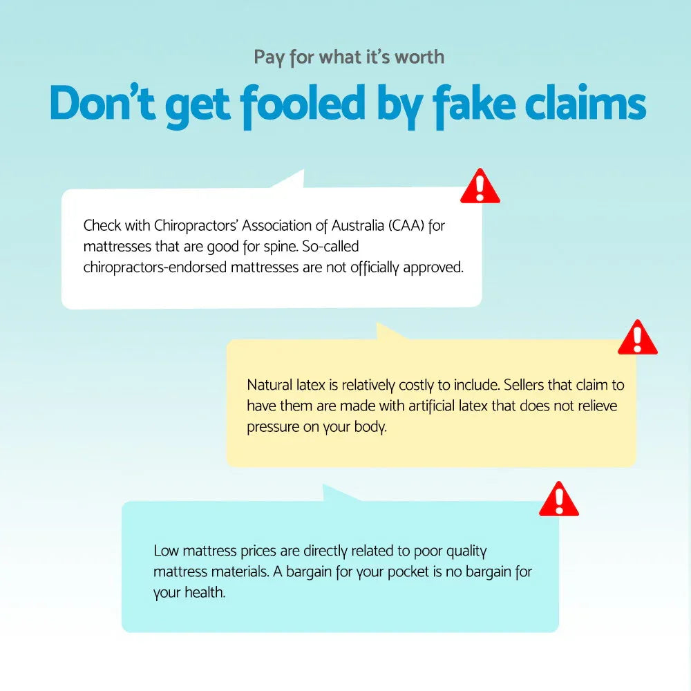 Giselle Bedding 24cm Mattress Super Firm Single - Mekamart Australia