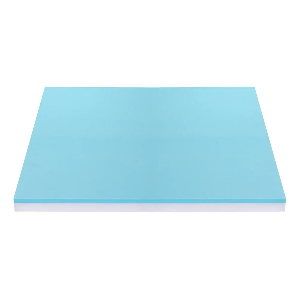 Giselle 8cm Memory Foam Mattress Topper Gel Dual Layer Foam Bamboo King - Mekamart Australia