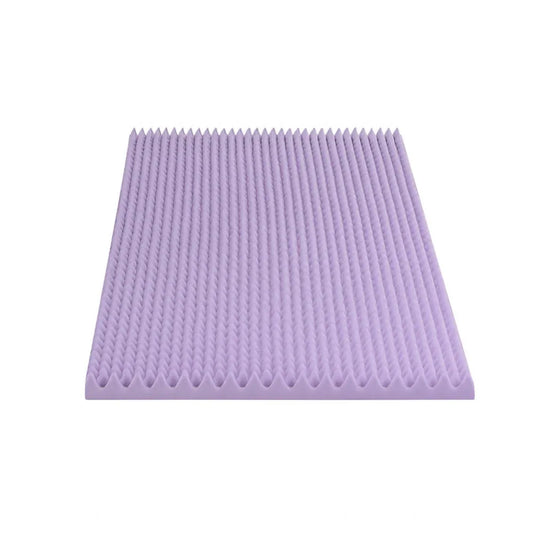Giselle 5cm Memory Foam Mattress Topper Lavender Infused Egg Crate Pad Mat Single - Mekamart Australia