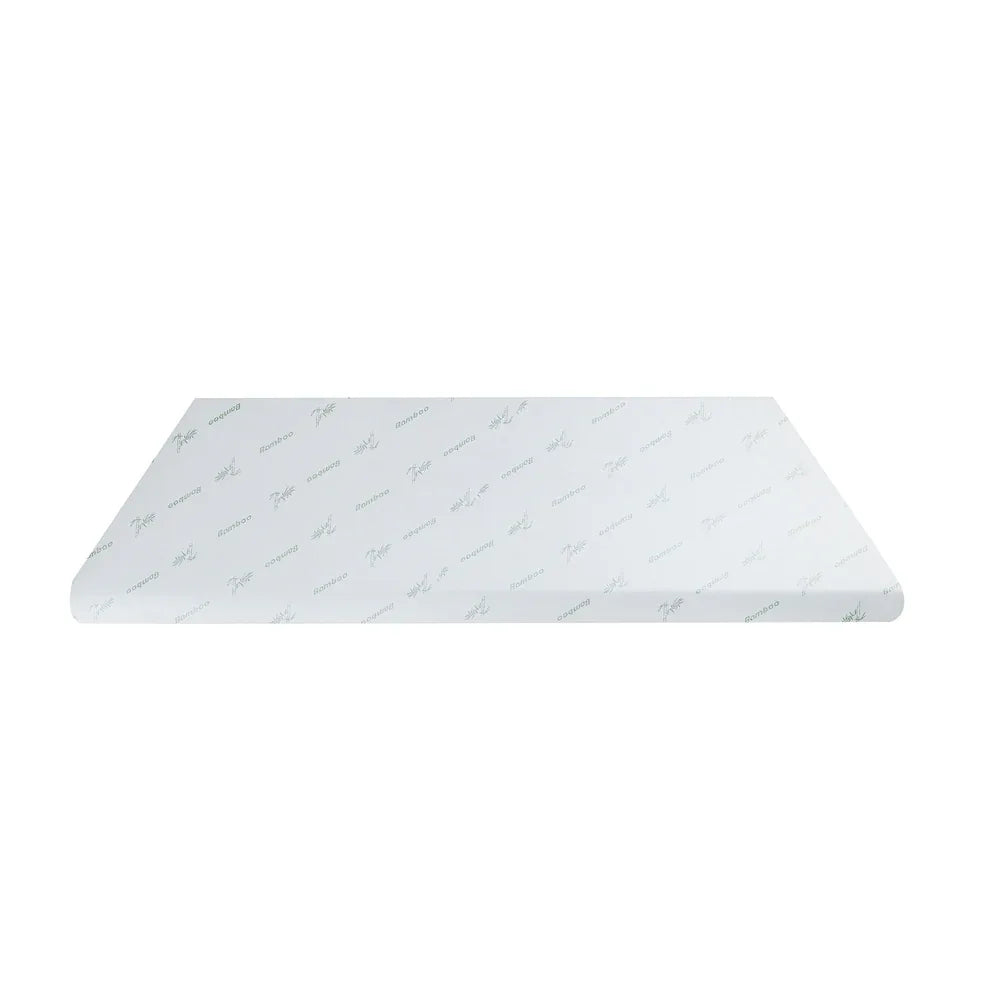 Giselle 8cm Memory Foam Mattress Topper Gel Egg Crate Foam Bamboo Single - Mekamart Australia