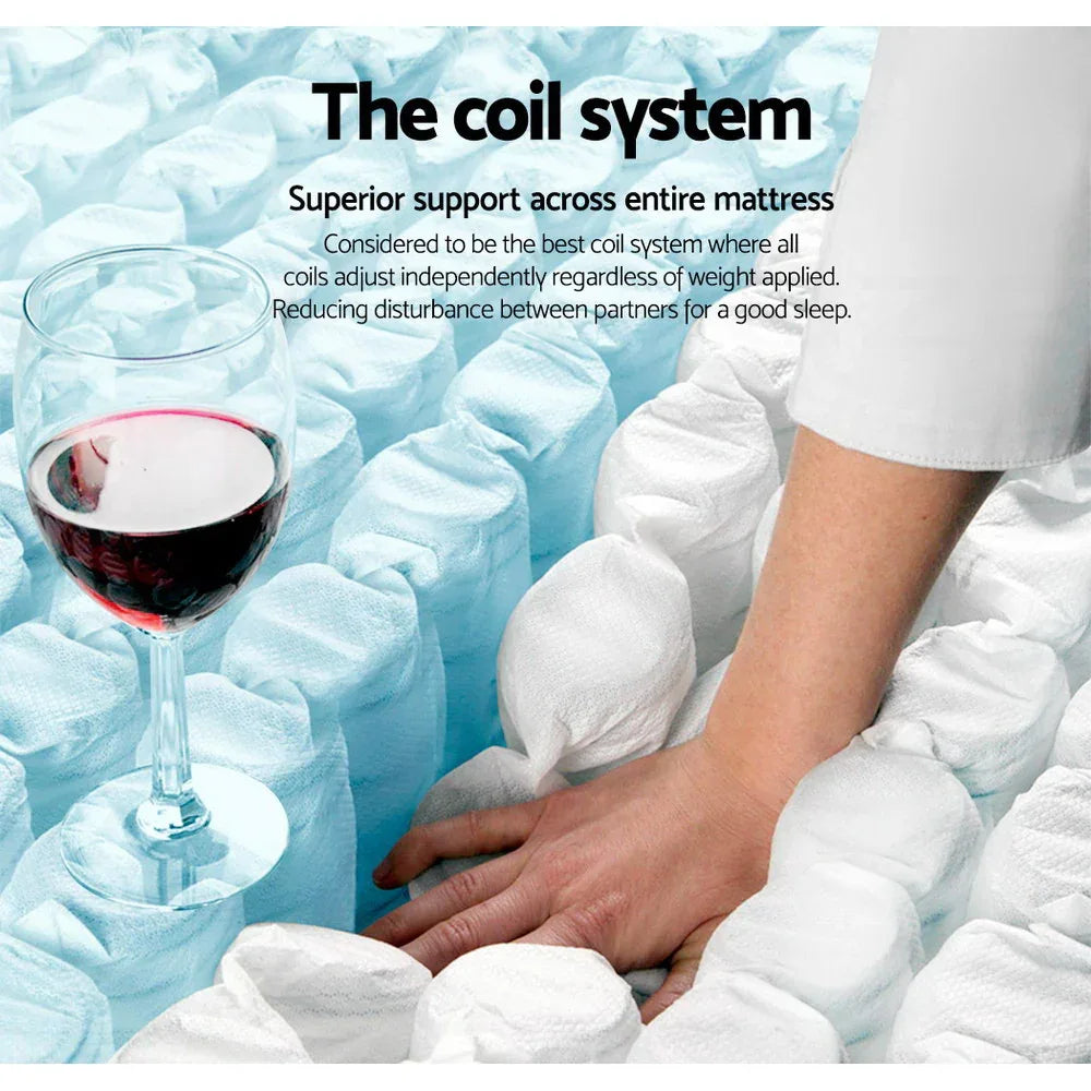 Giselle Bedding 30cm Mattress Medium Firm King - Mekamart Australia