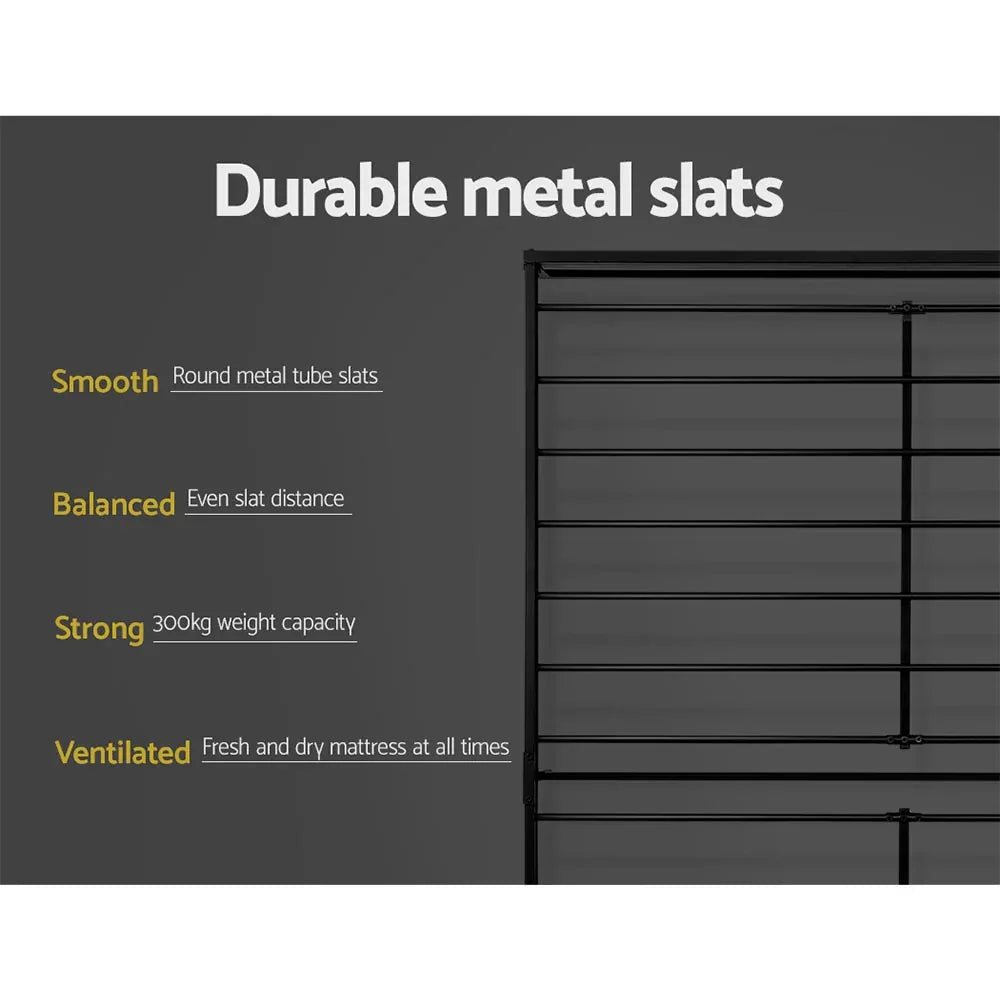 Artiss Bed Frame Double Size Metal Bed Frame DANE - Mekamart Australia