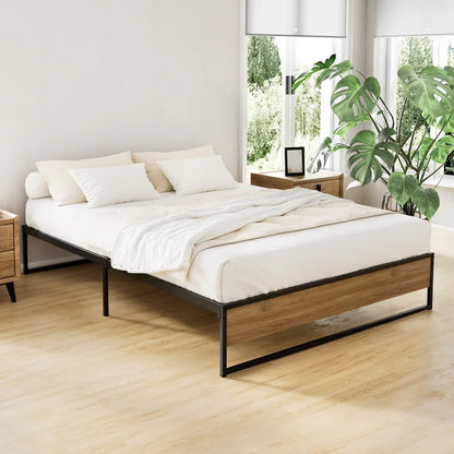 Artiss Bed Frame Metal Bed Frame Bed Base OSLO - Double - Mekamart Australia