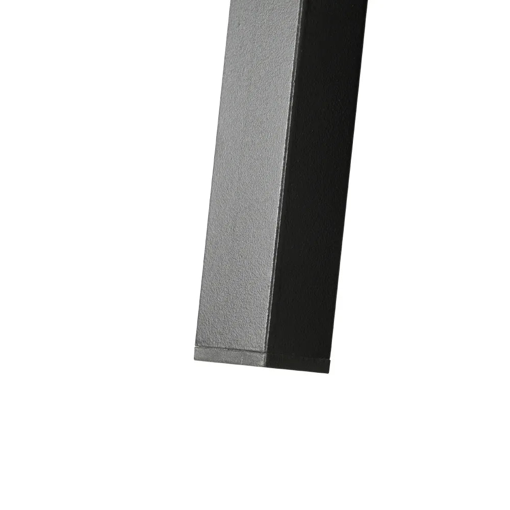 Artiss Bed Frame Double Size Metal Base Mattress Platform Foundation Black PAULA - Mekamart Australia