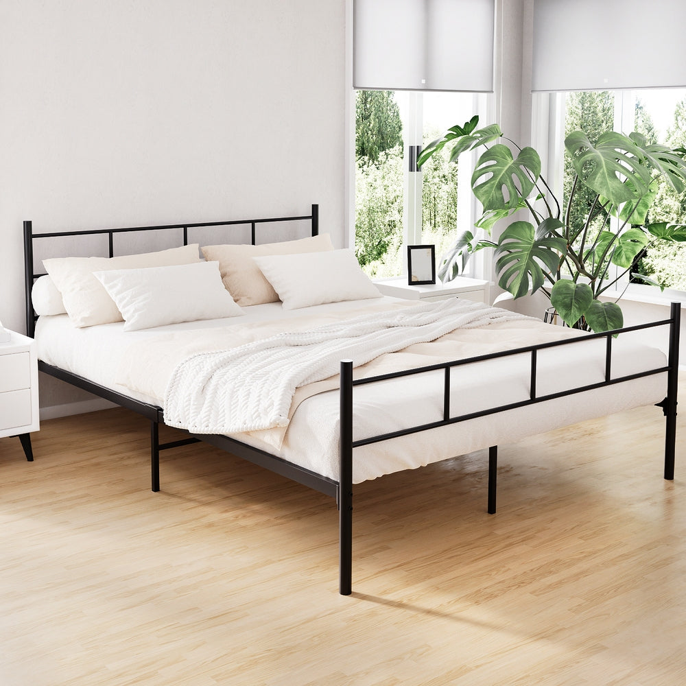 Artiss Bed Frame Queen Metal Bed Frame SOL