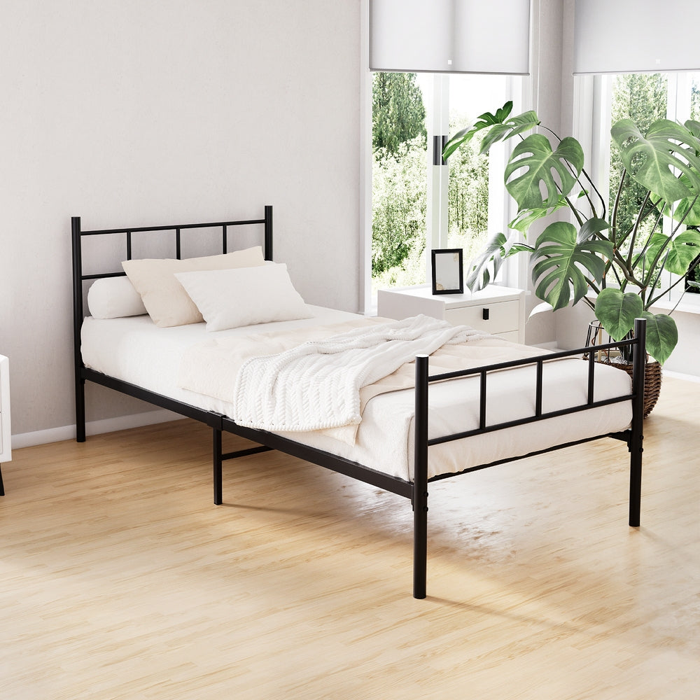 Artiss Bed Frame Single Metal Bed Frame SOL