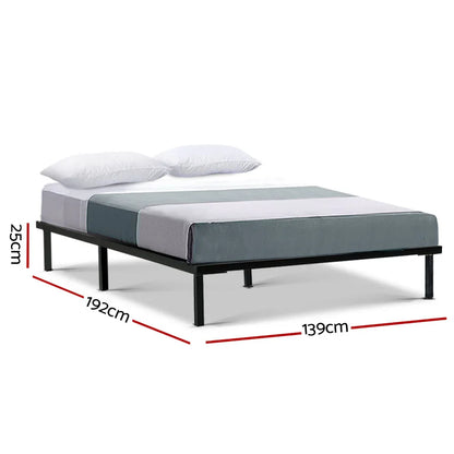 Artiss Bed Frame Double Size Metal Bed Frame TED - Mekamart Australia
