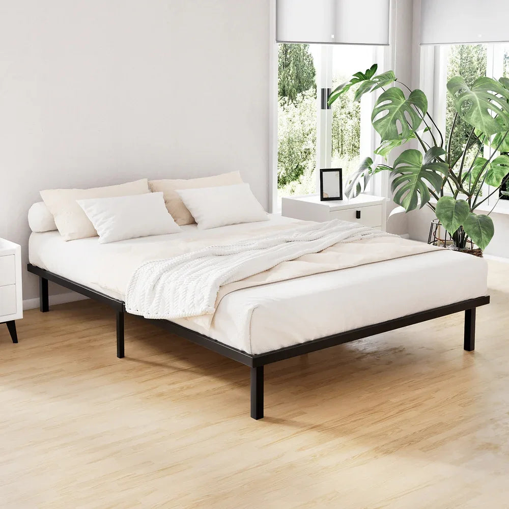Artiss Bed Frame Double Size Metal Bed Frame TED - Mekamart Australia