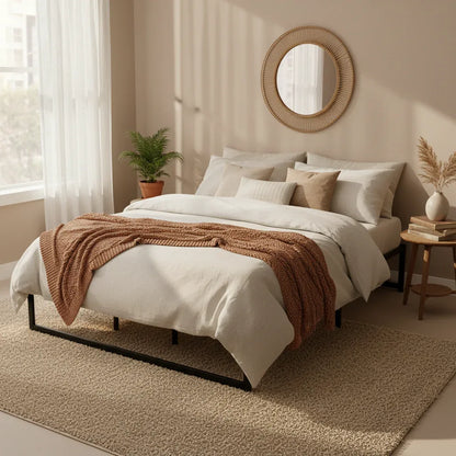 Artiss Bed Frame King Size Metal Bed Frame TINO - Mekamart Australia