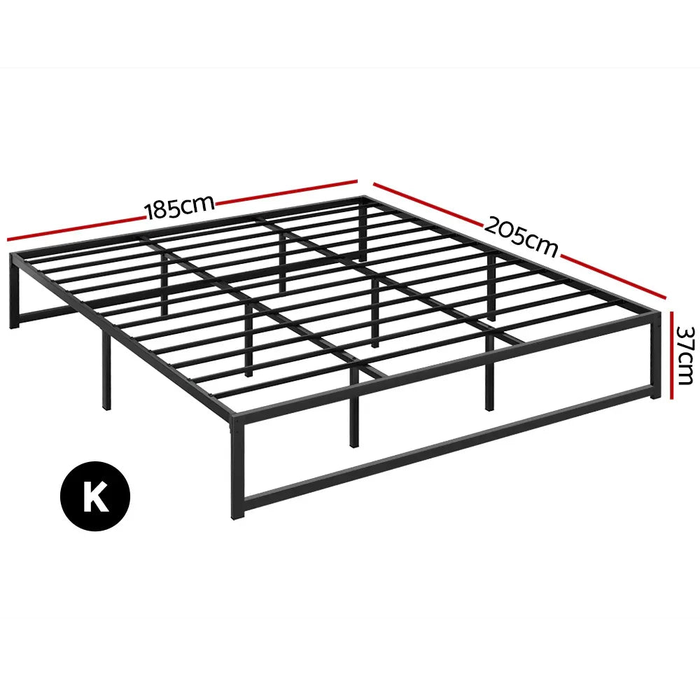 Artiss Bed Frame King Size Metal Bed Frame TINO - Mekamart Australia