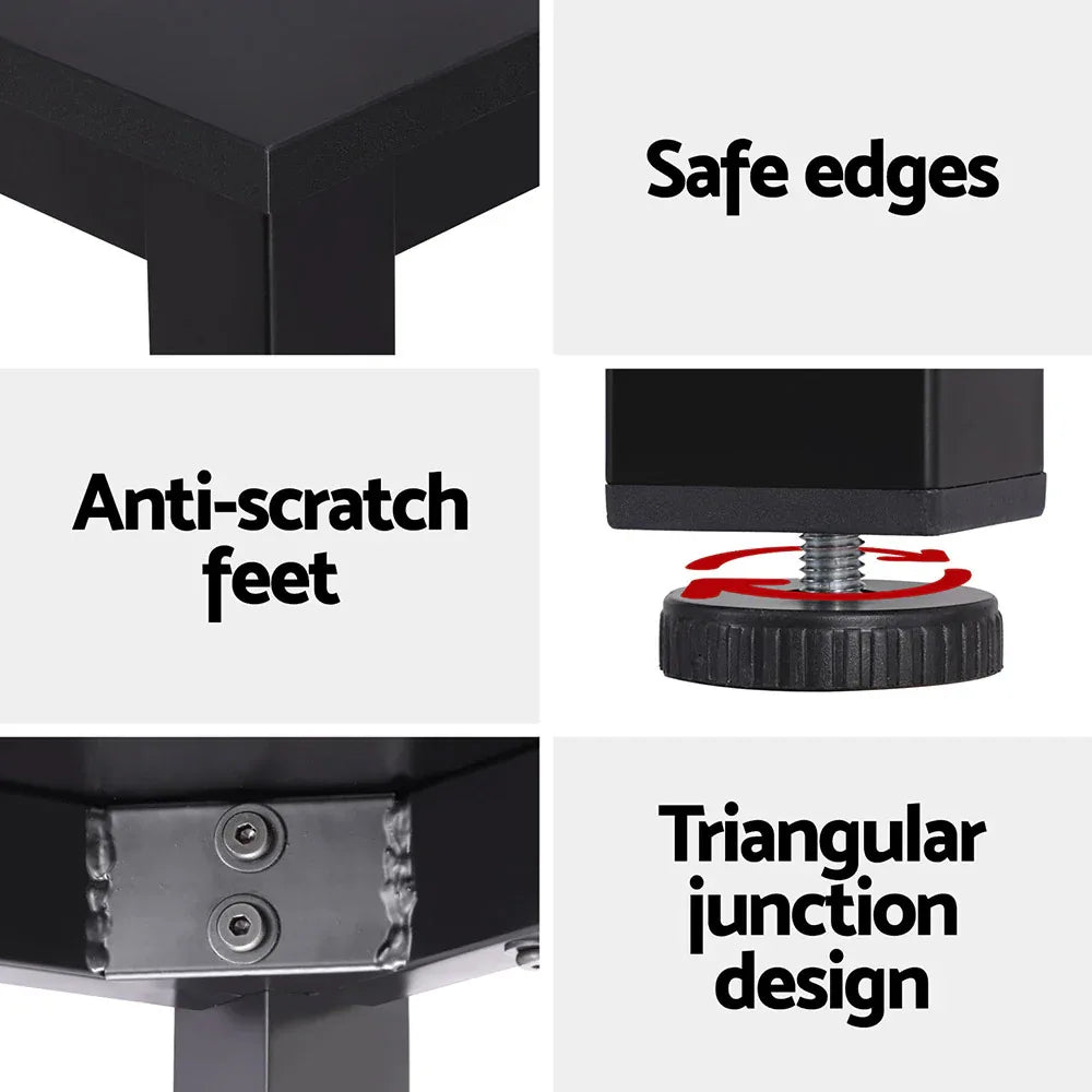 Artiss Computer Desk Home Office Study Table Black 120CM - Mekamart Australia