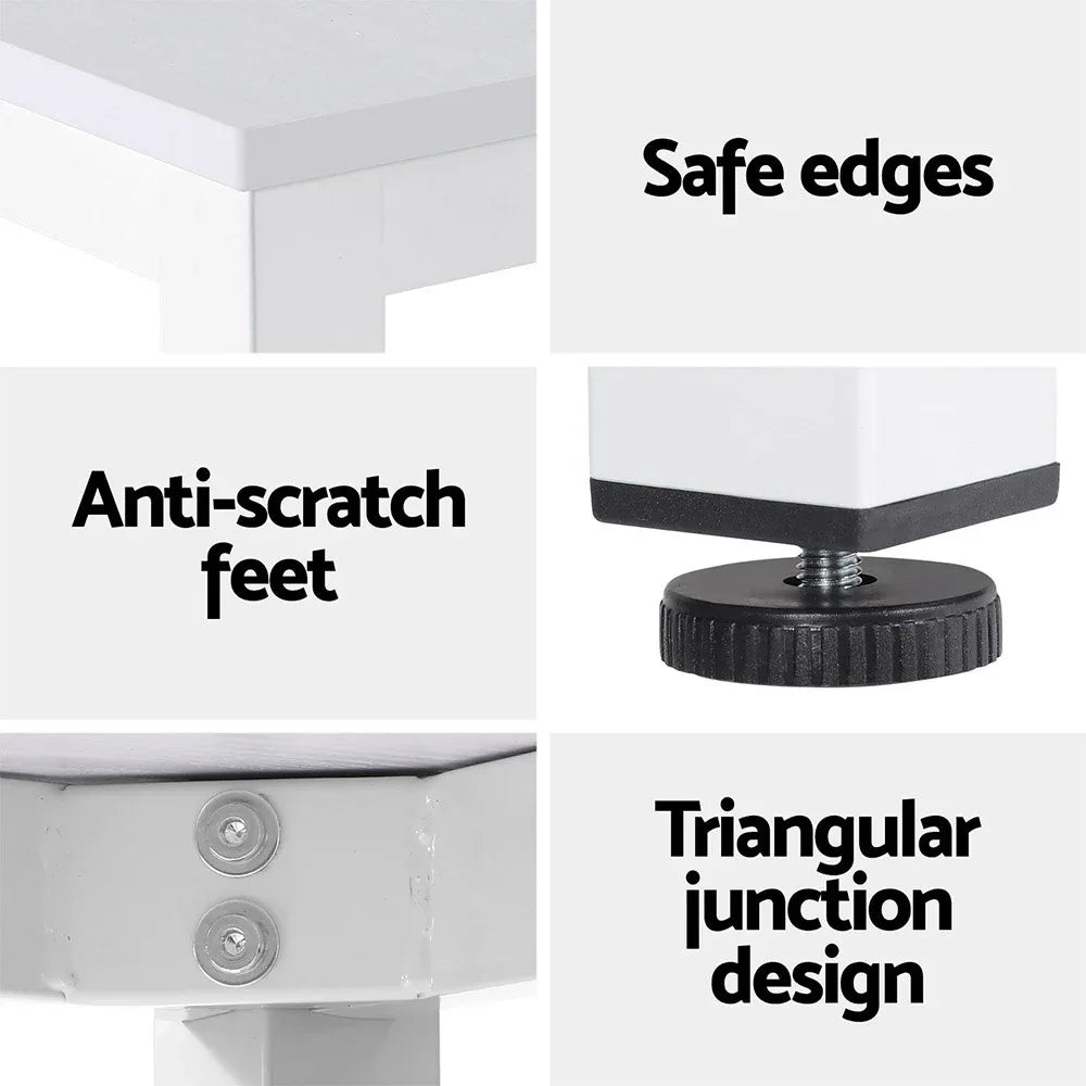 Artiss Computer Desk Home Office Study Table White 120CM - Mekamart Australia