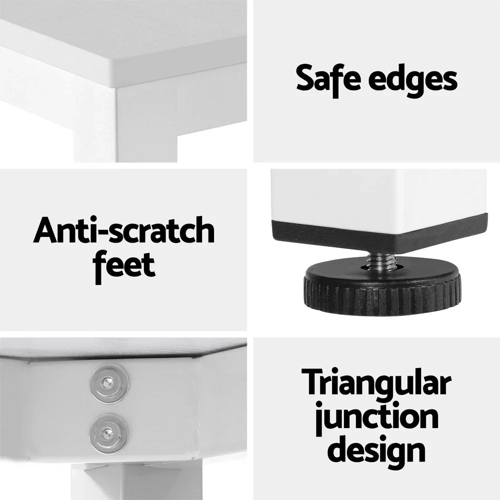 Artiss Computer Desk Home Office Study Table White 120CM - Mekamart Australia