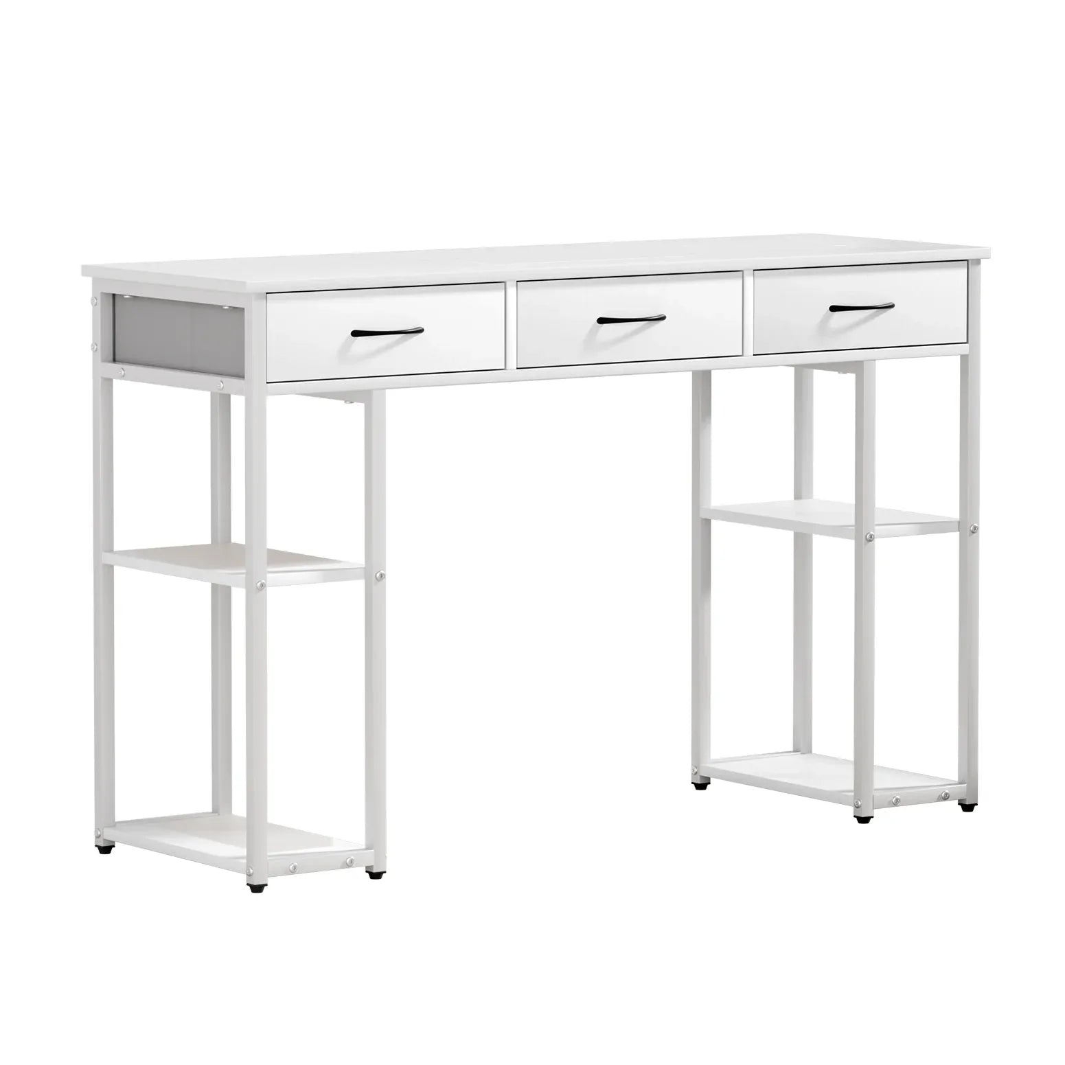 Artiss Computer Desk Drawer Shelves Study Table 120CM White - Mekamart Australia