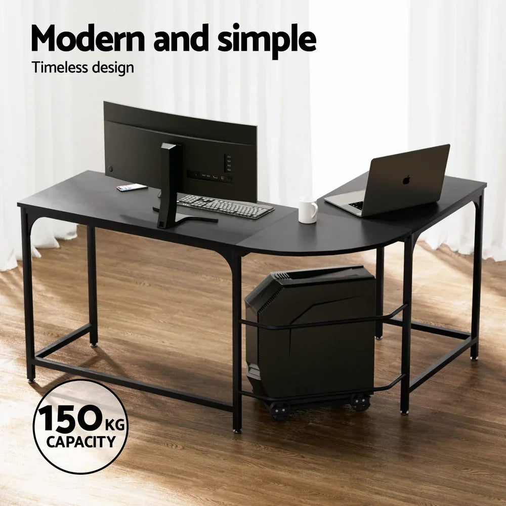 Artiss Computer Desk L-Shape Study Desks Ergonomic Office Chair Mesh Chairs - Mekamart Australia