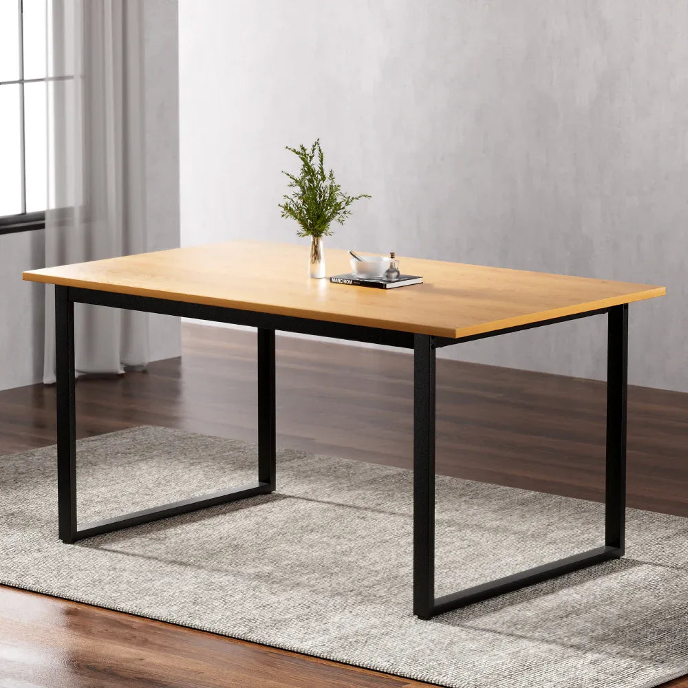 Artiss Dining Table 6 Seater Kitchen Cafe Rectangular Wooden Table 150CM - Mekamart Australia