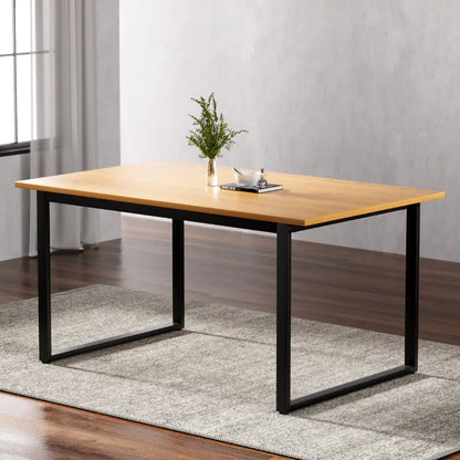 Artiss Dining Table 6 Seater Kitchen Cafe Rectangular Wooden Table 150CM - Mekamart Australia