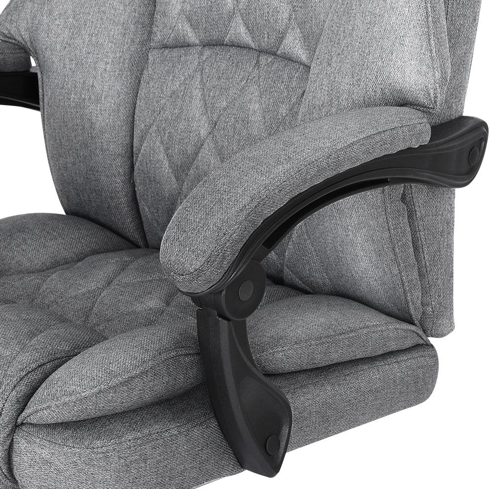 Artiss Executive Office Chair Footrest Grey - Mekamart Australia