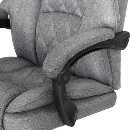 Artiss Executive Office Chair Footrest Grey - Mekamart Australia