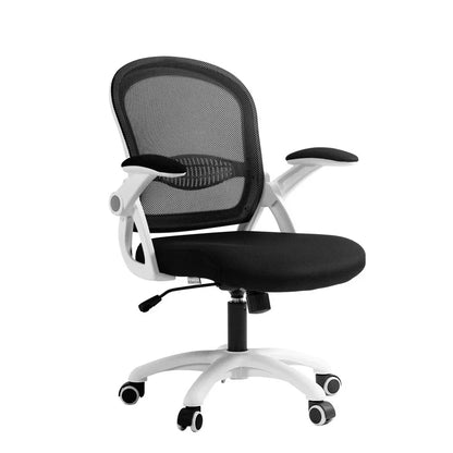 Artiss Mesh Office Chair Mid Back Black - Mekamart Australia