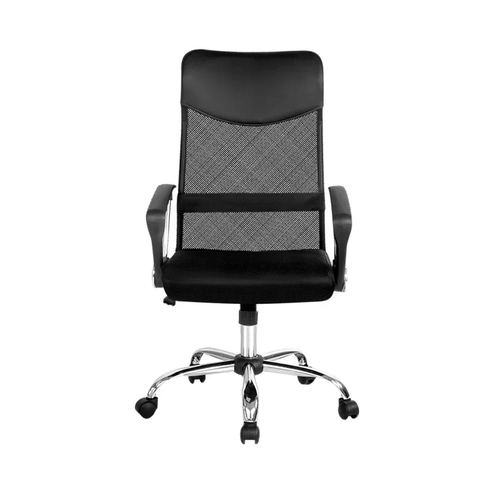 Artiss Mesh Office Chair High Back Black - Mekamart Australia