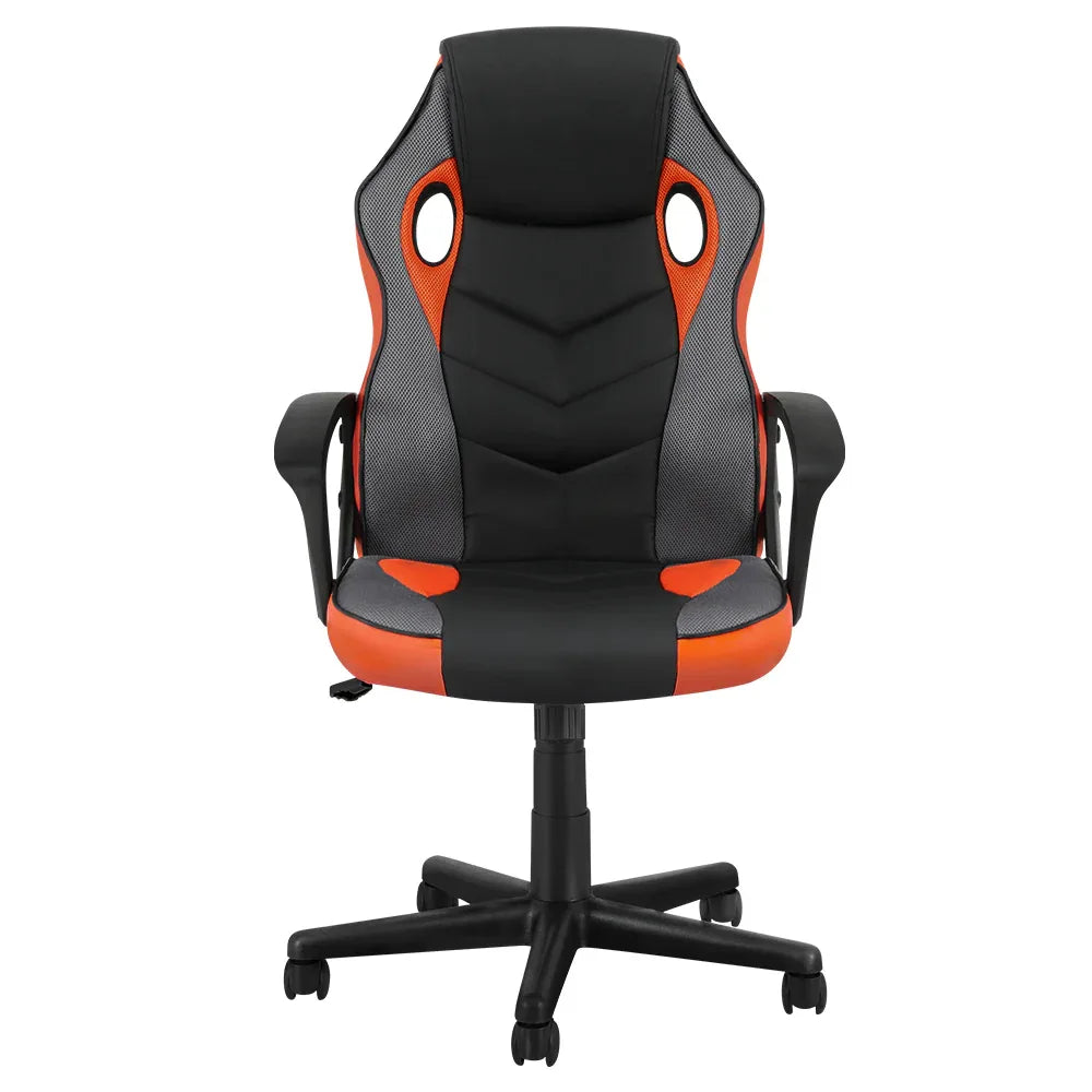 Artiss Gaming Office Chair Computer Executive Racing Chairs High Back Orange - Mekamart Australia