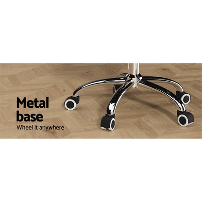 Artiss Office Chair Conference Chairs PU Leather Low Back Black - Mekamart Australia