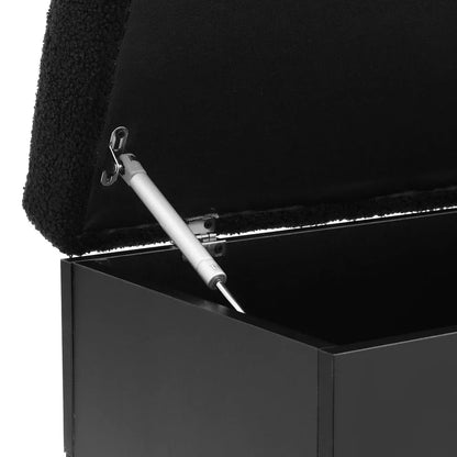 Artiss Storage Ottoman Blanket Box 110cm Boucle Shelf - Mekamart Australia