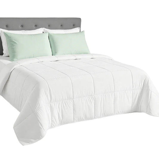 Giselle Bedding 200GSM Bamboo Quilt Summer Quilts All Season Doona Duvet Lightweight Super King - Mekamart Australia