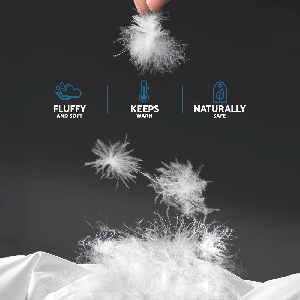 Giselle Bedding 500GSM Duck Down Feather Quilt Super King - Mekamart Australia