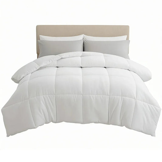 Giselle Bedding Queen Size 400GSM Microfiber Quilt All Season Duvet Quilts Comforter Winter Summer - Mekamart Australia