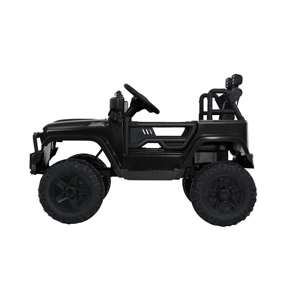 Rigo Kids Electric Ride On Car Jeep Toy Cars Remote 12V Black