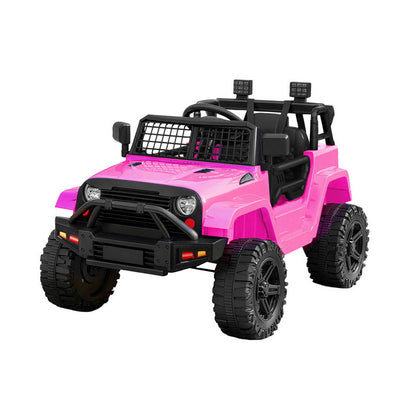 Rigo Kids Electric Ride On Car Jeep Toy Cars Remote 12V Pink
