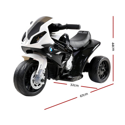Kids Ride On Car Electric Ride On Cars Motorcycle Motorbike BMW Licensed S1000RR Black