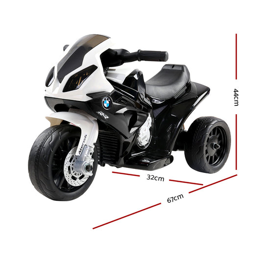 Kids Ride On Car Electric Ride On Cars Motorcycle Motorbike BMW Licensed S1000RR Black