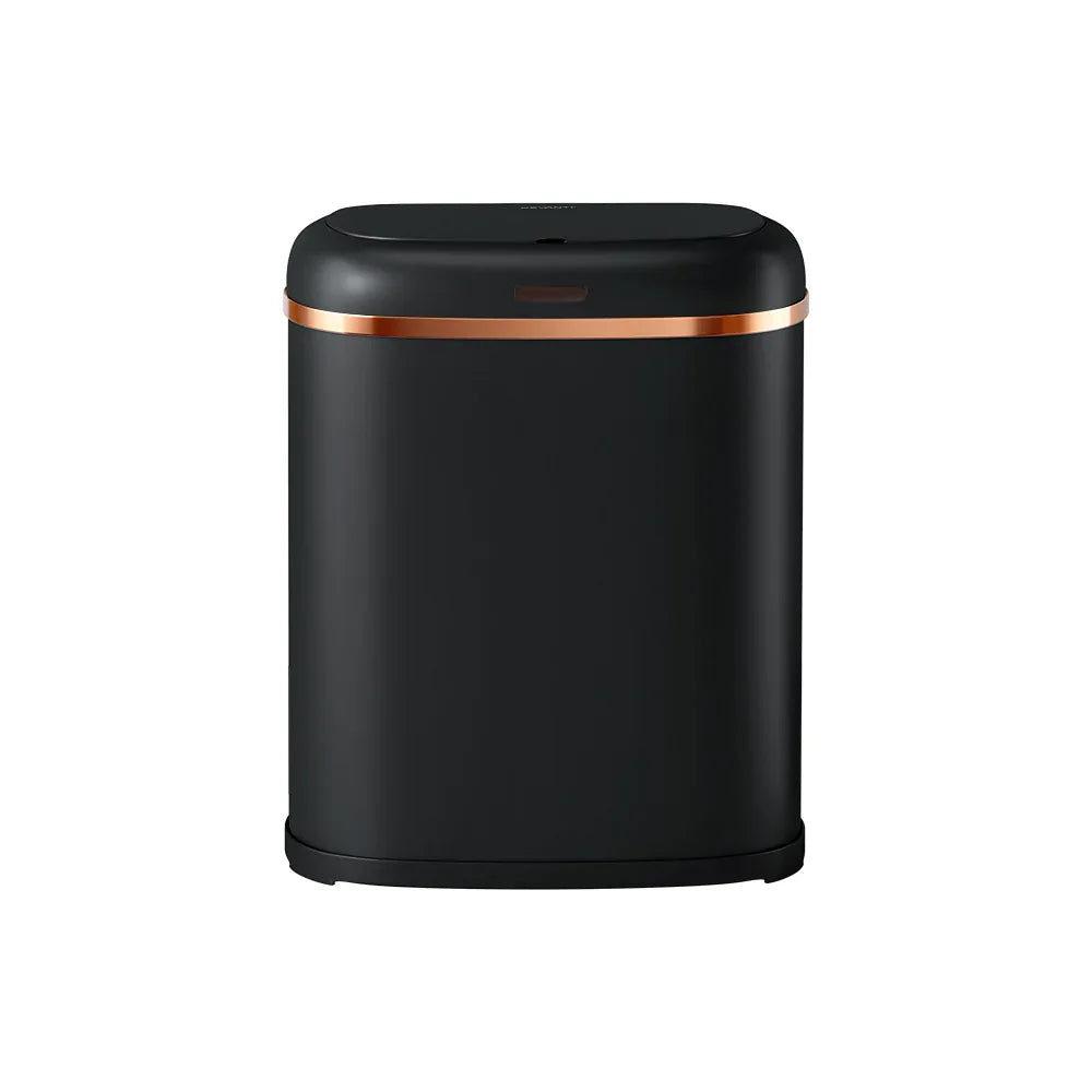 Devanti 38L Motion Sensor Bin Rubbish Automatic Black - Mekamart Australia