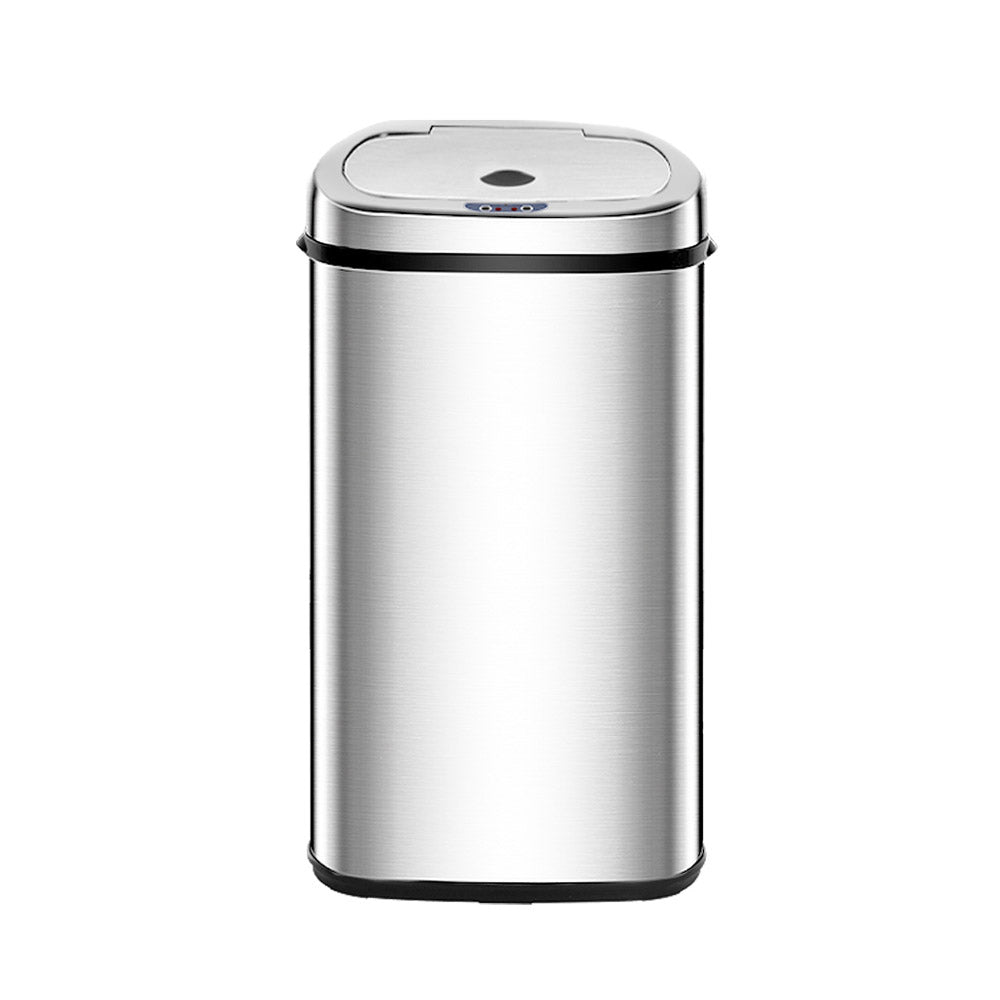 Devanti Motion Sensor Bin 50L Soft-Close Hygienic Kitchen Solution
