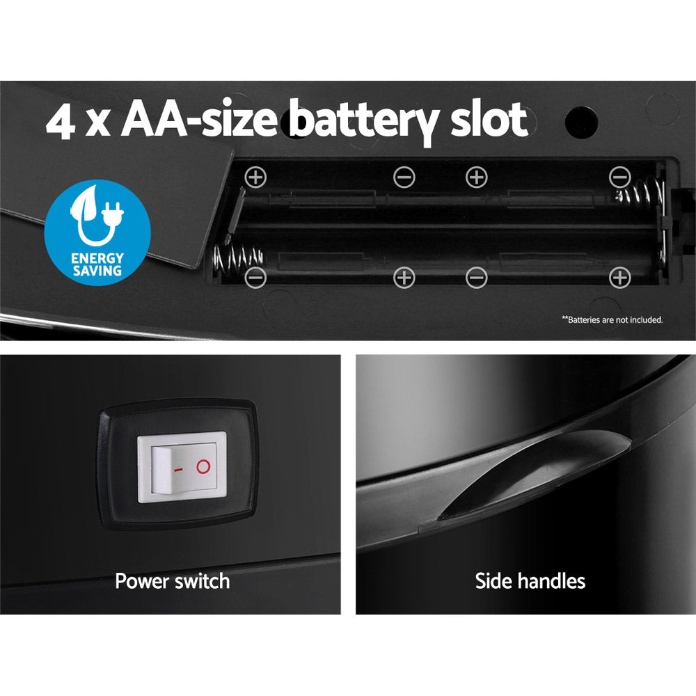 Devanti Motion Sensor Bin 58L Automatic Lid Clean & Convenient