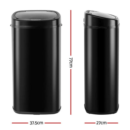 Devanti Motion Sensor Bin 68L Hands-Free Touchless Kitchen Waste