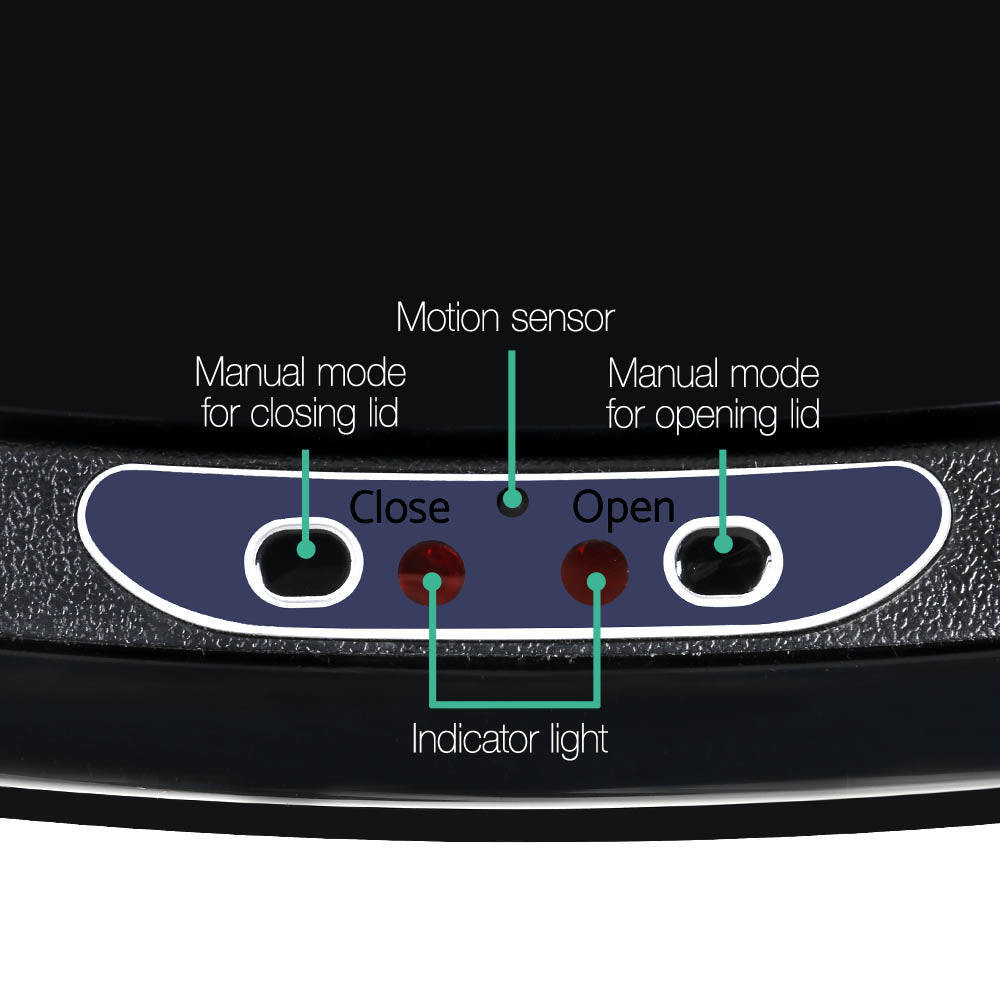 Devanti Motion Sensor Bin 68L Hands-Free Touchless Kitchen Waste